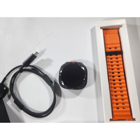 Samsung Galaxy Watch Ultra Smartwatch W/ Orange Band & Charger new open box - Picture 4 of 9